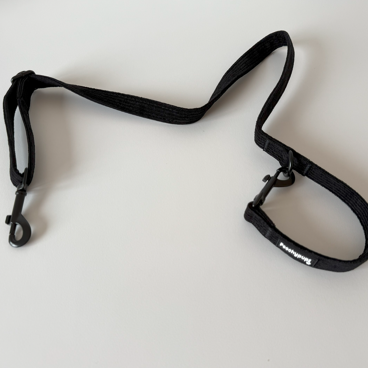 Out-'Dora' Black Corduroy Adjustable Lead