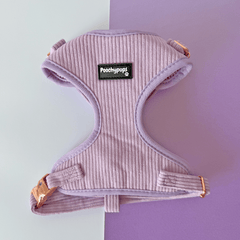 Purple Corduroy Dog Harness - PoochyPups - Dog Harnesses & Toys