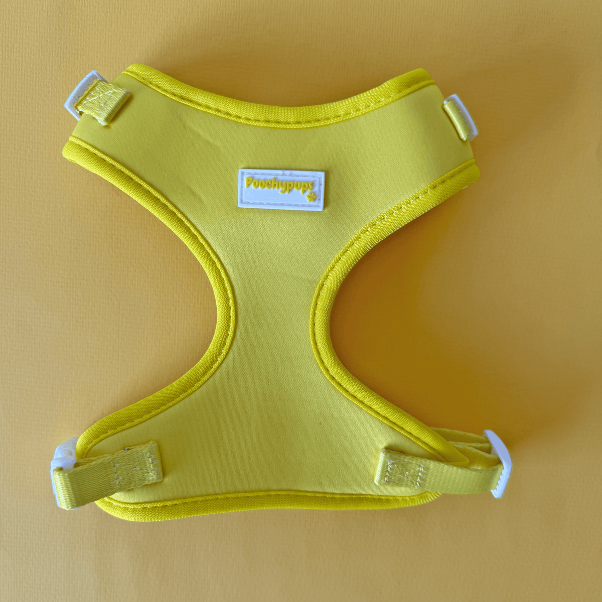 Summer Yellow Adjustable Dog Harness - PoochyPups - Dog Harnesses & Toys