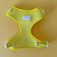 Summer Yellow Adjustable Dog Harness - PoochyPups - Dog Harnesses & Toys