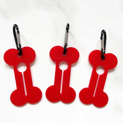 Red Poo Bag Holder - PoochyPups - Dog Harnesses & Toys